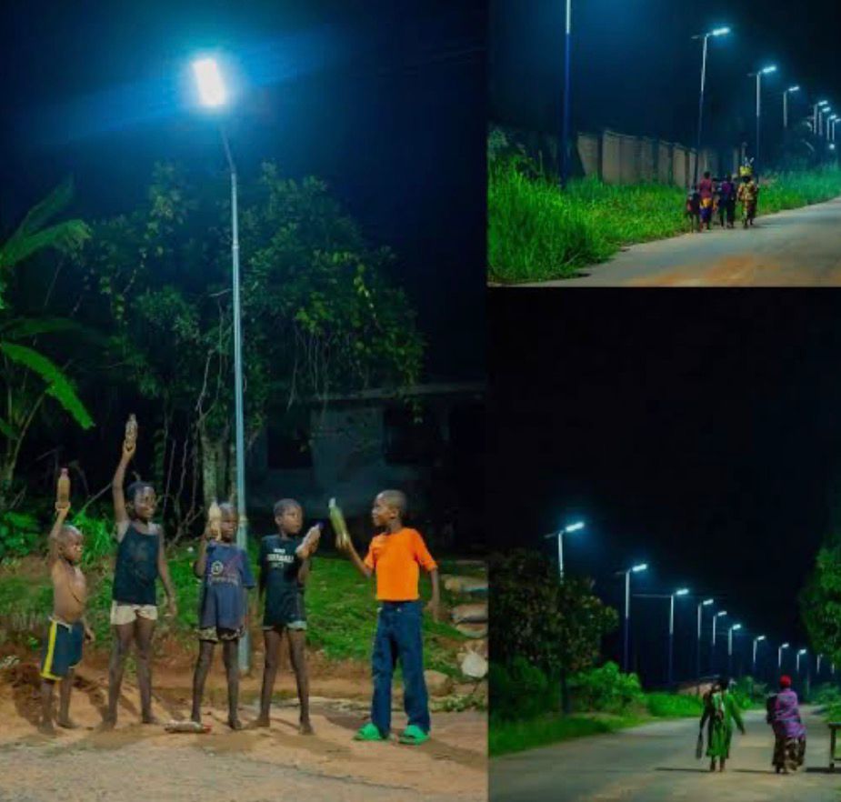 Children under solar light